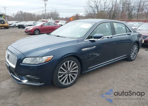 2017 Lincoln Continental Select z USA, uszkodzony, nr VIN 1LN6L9TK5H5603541